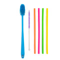 6-Piece Silicone Straw and Bottle Cleaner Set