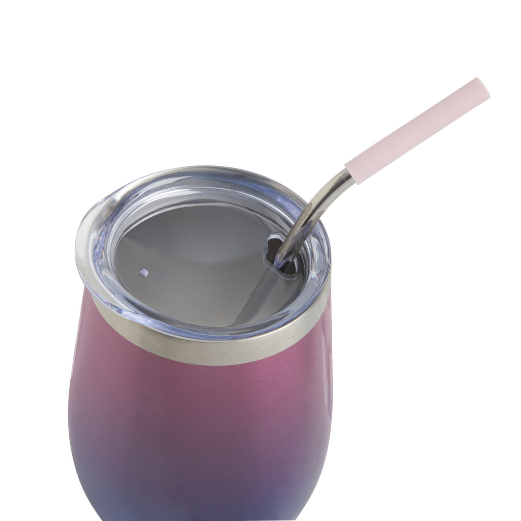 17 oz Straw Wine Tumbler