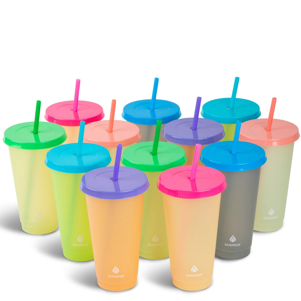 24-Piece Rainbow Color-Changing Cups