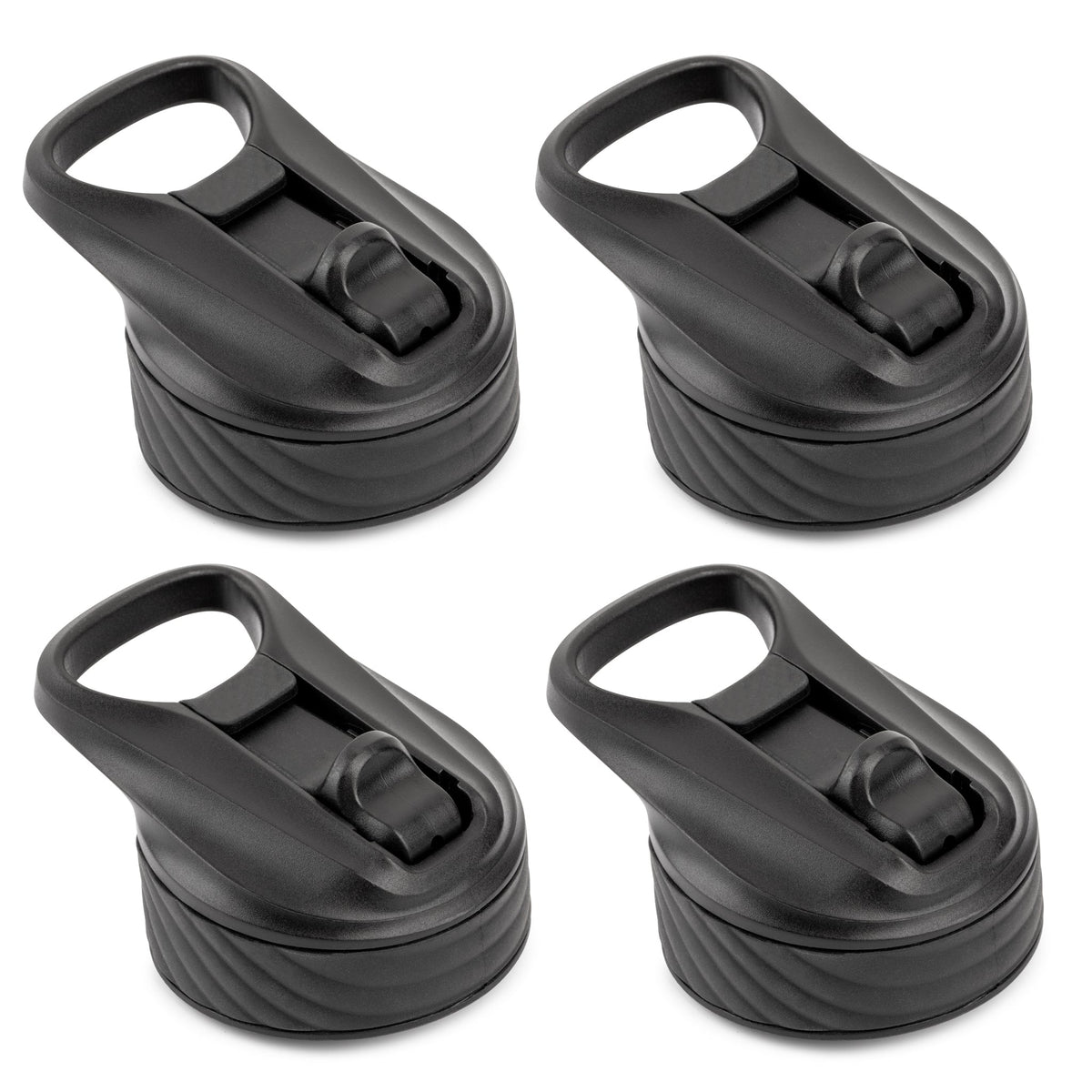 Set of 4 Convoy Bottle Collection Straw Replacement Lids