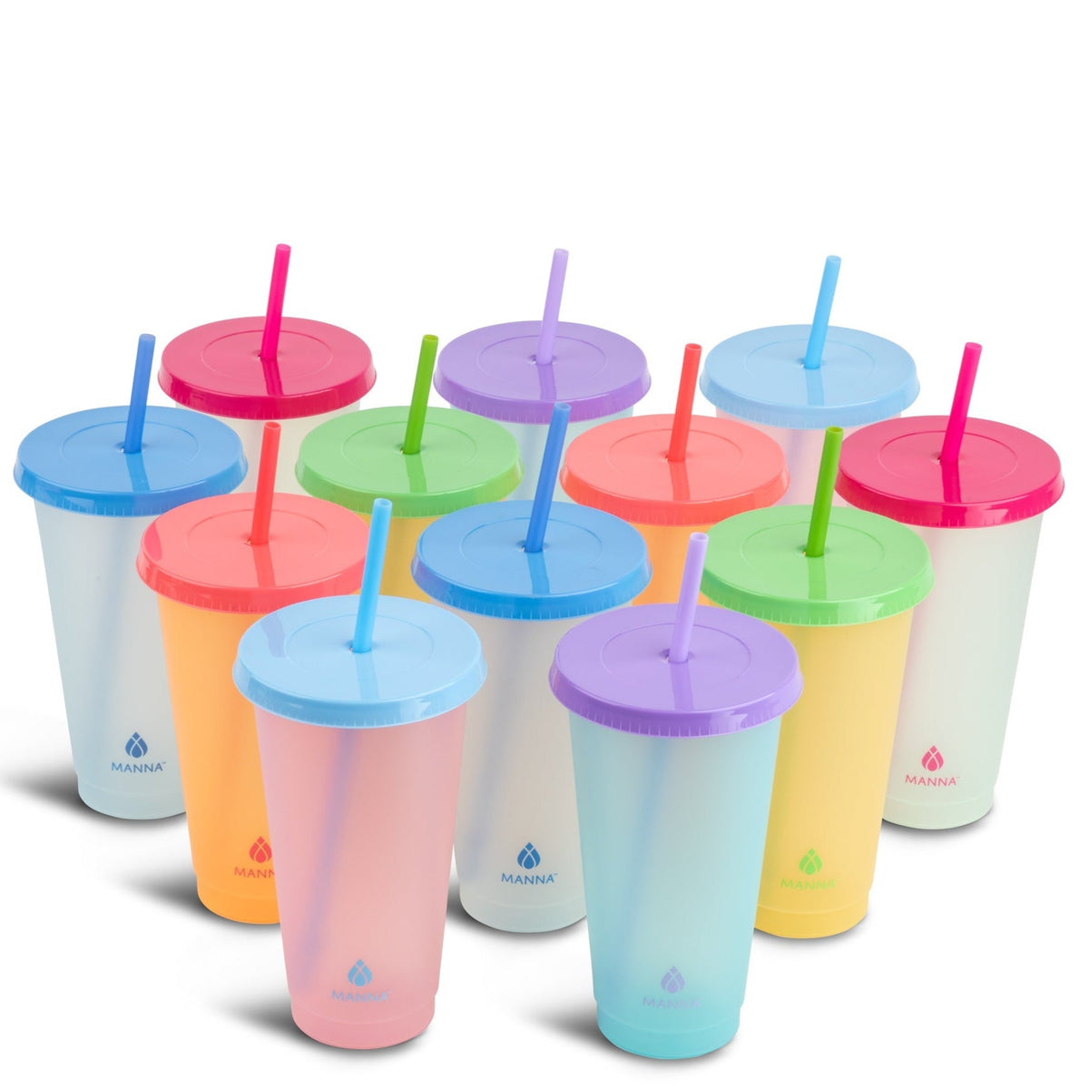 24-Piece Summer Color-Changing Cup Set