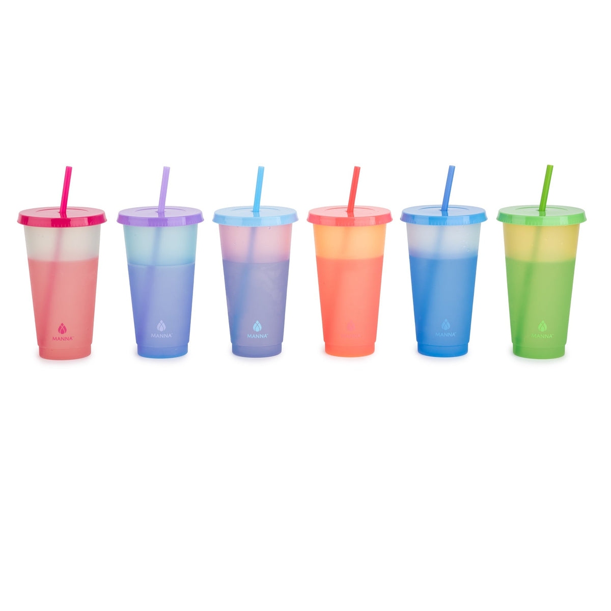 24-Piece Summer Color-Changing Cup Set