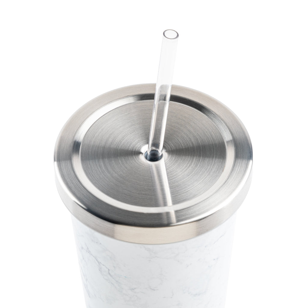 24 oz Marble Chilly Tumbler